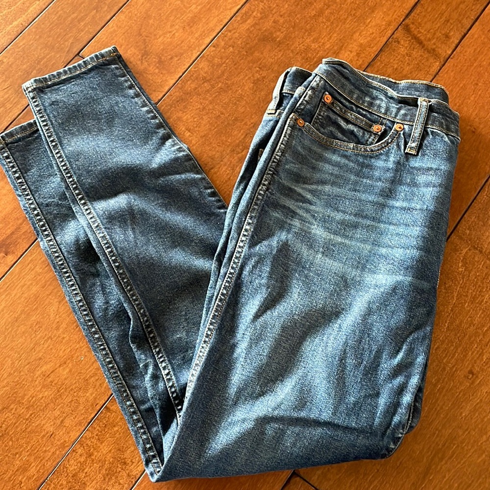 Madewell 9” High Rise Skinny Jeans Dark Wash